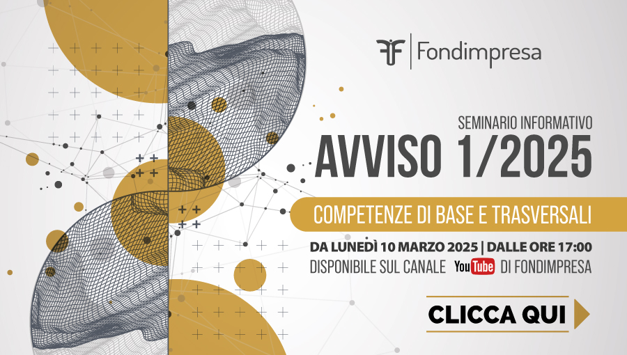 Slider Seminario Avviso 1/2025